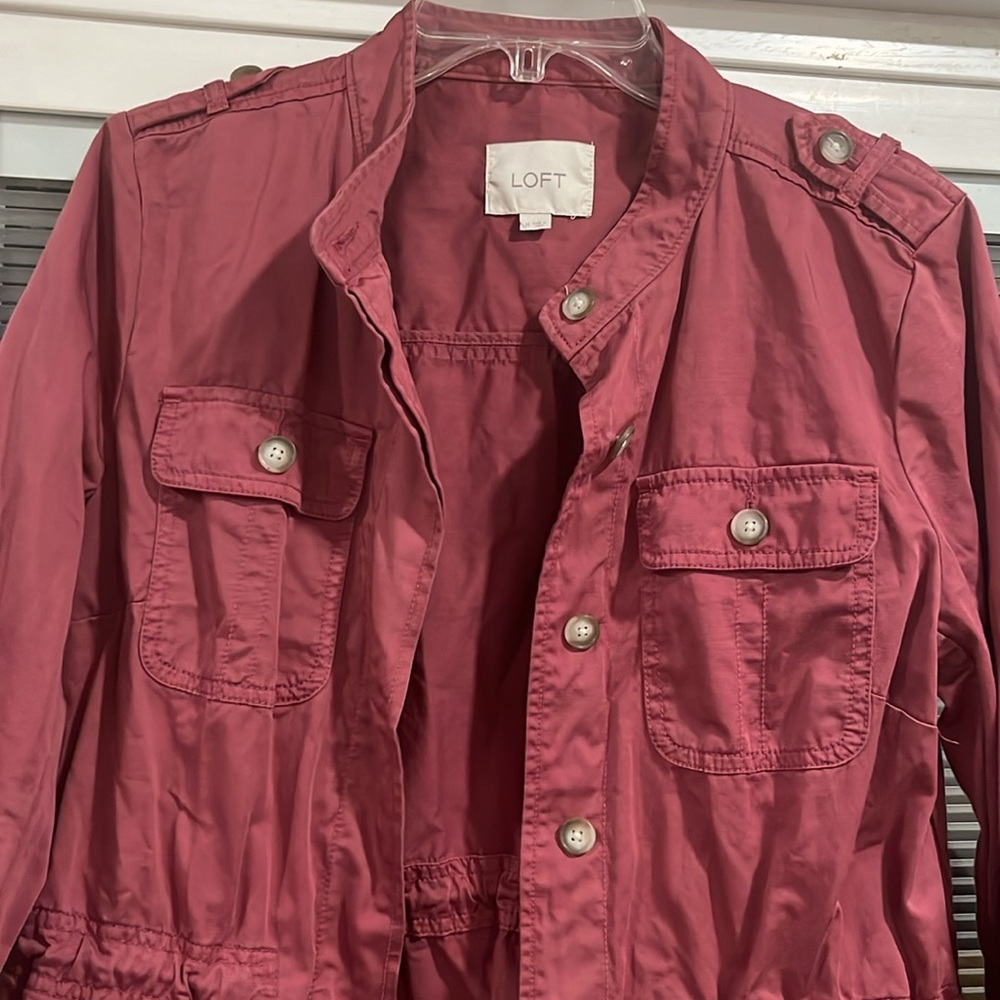 Loft Lightweight Jacket, Size Medium, Cargo , Nwot - image 3